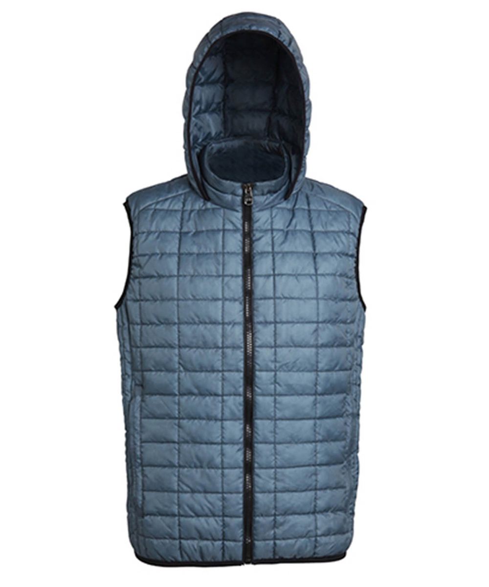 Honeycomb hooded gilet - 2786