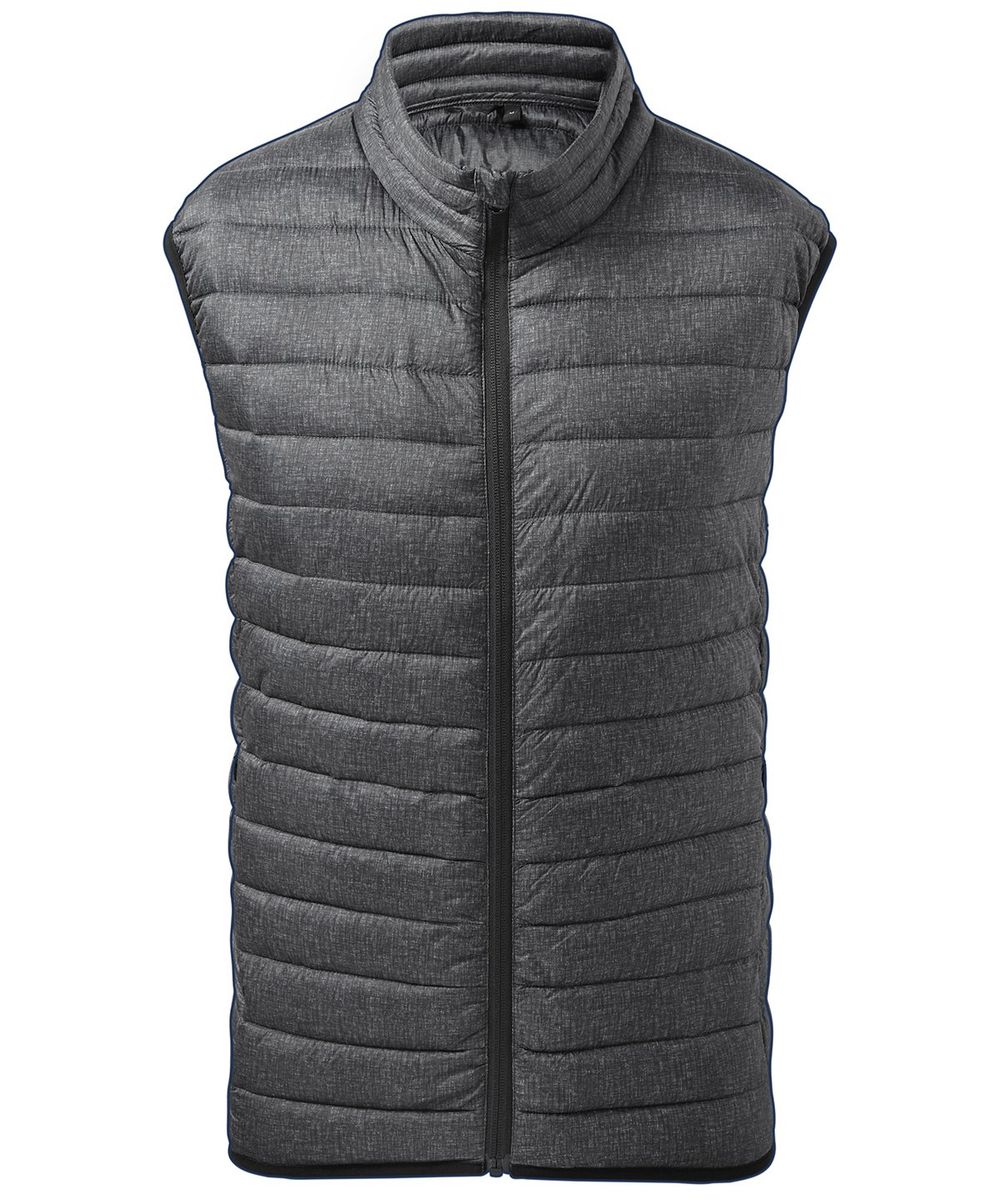Melange padded gilet - 2786