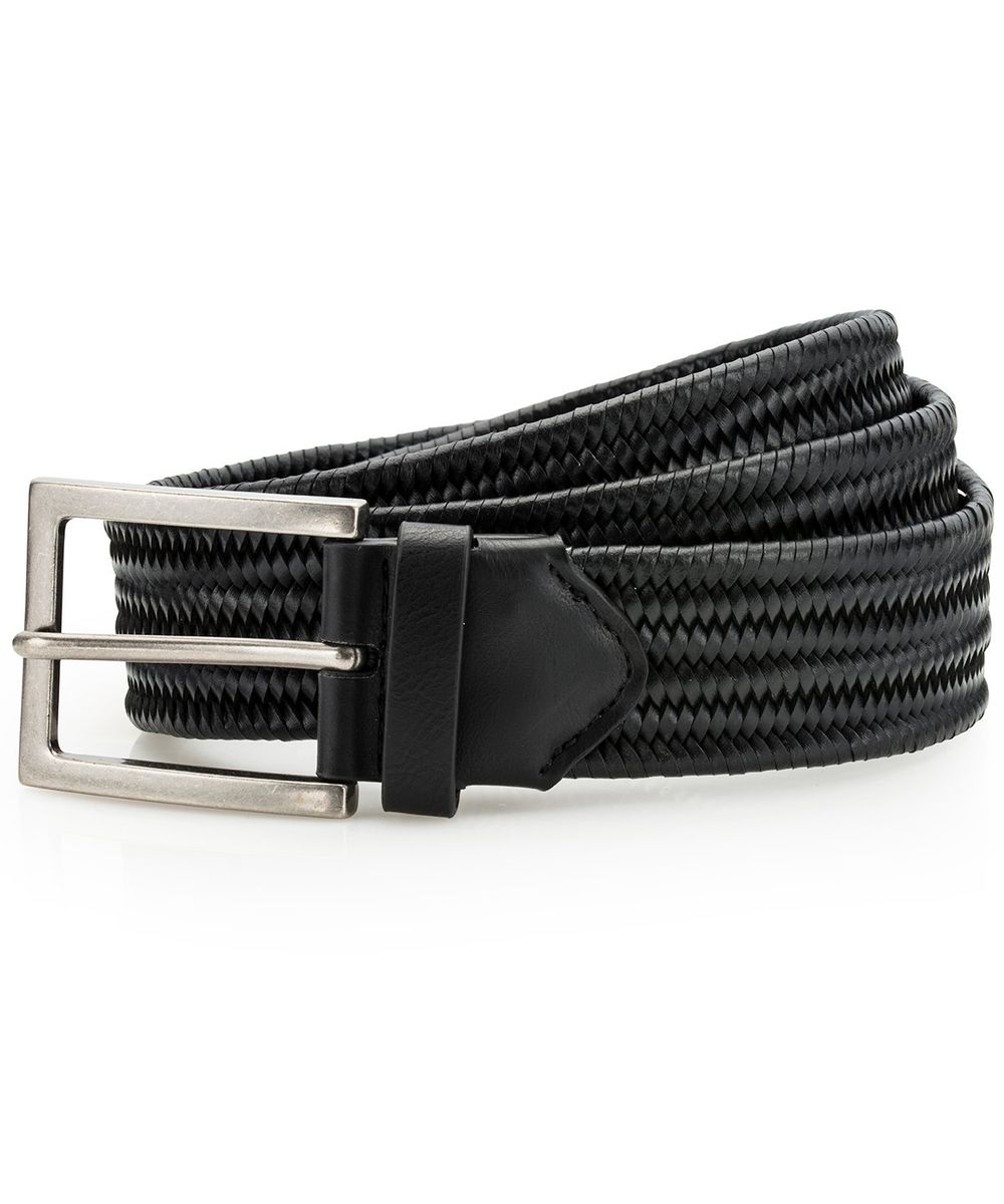 Leather braid belt - Asquith & Fox