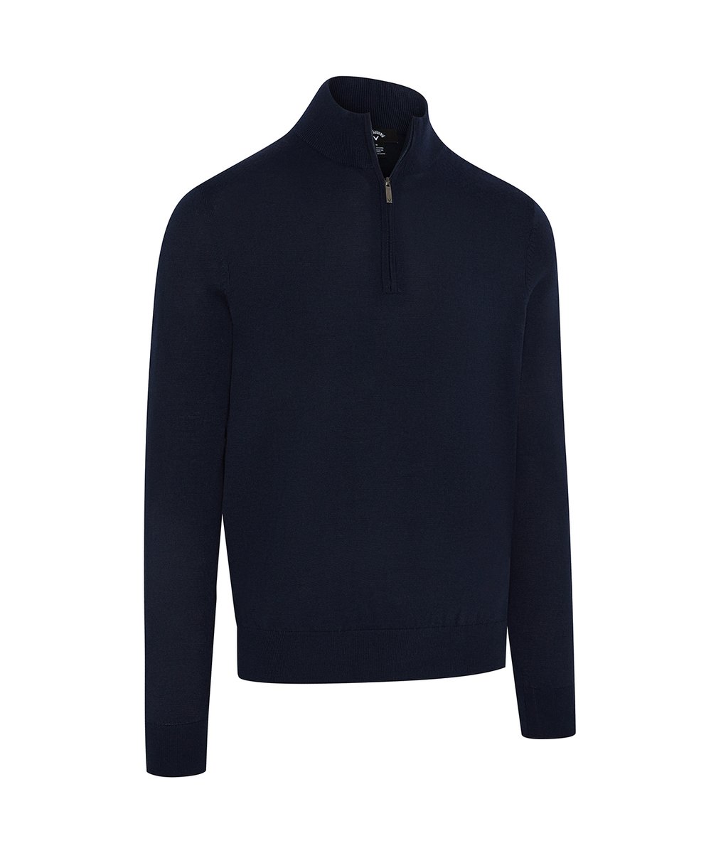 1/4-zip merino blend sweater - Callaway