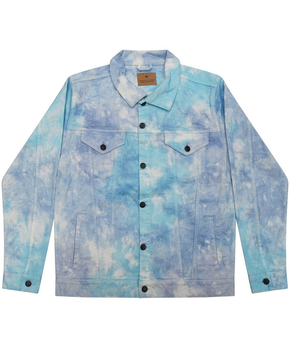 Colortone Tie-dye denim jacket