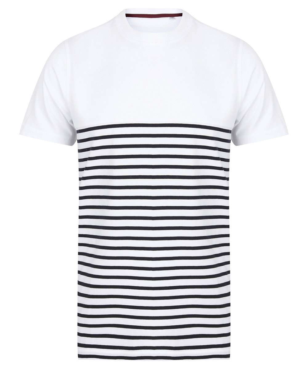 Short-sleeved Breton T - Front Row