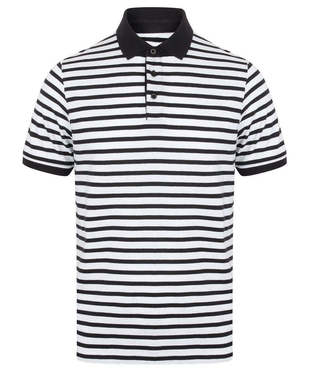 Striped Jersey polo shirt - Front Row