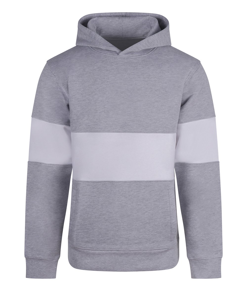 Heavyweight panelled hoodie - Front Row
