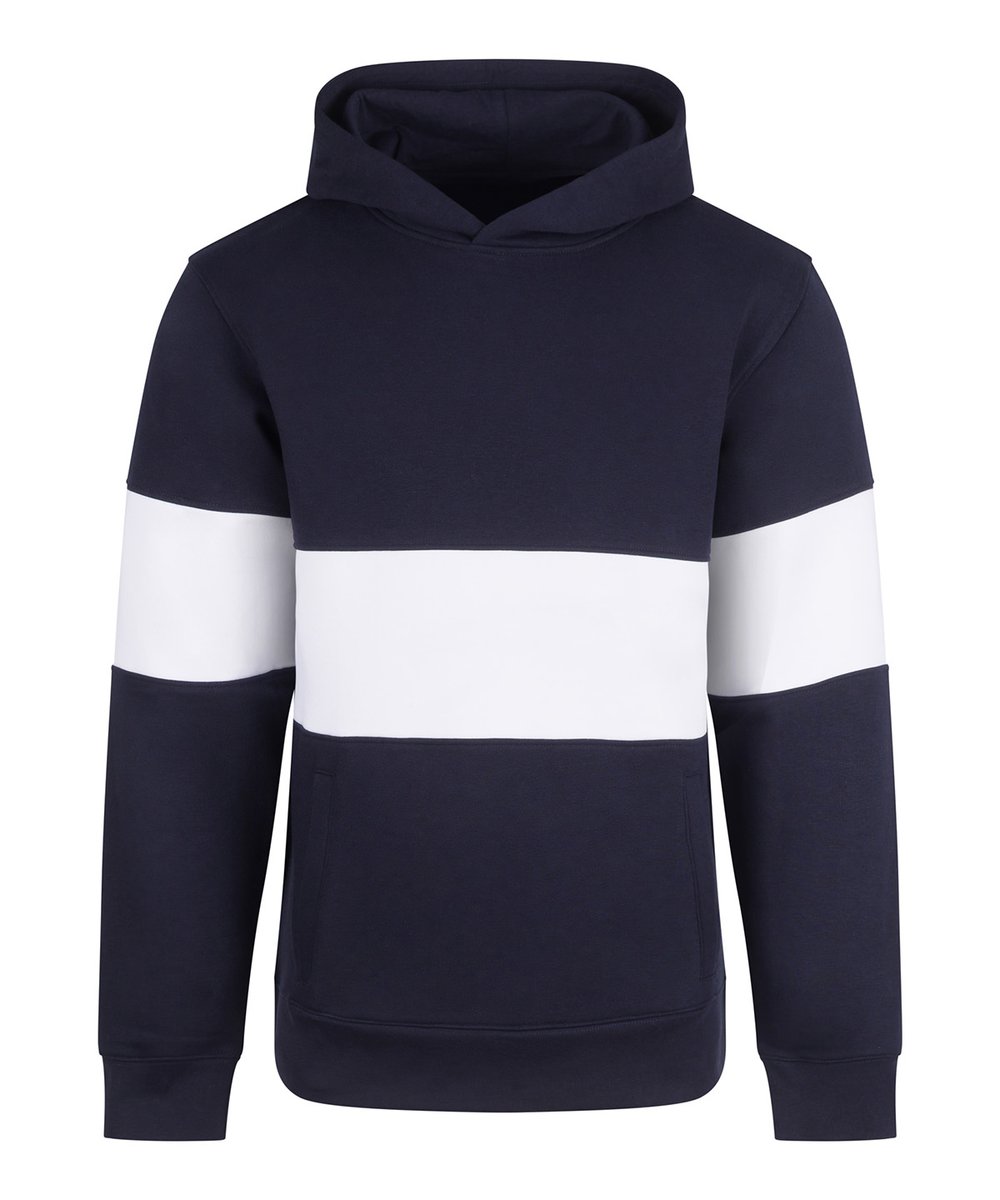 Heavyweight panelled hoodie - Front Row