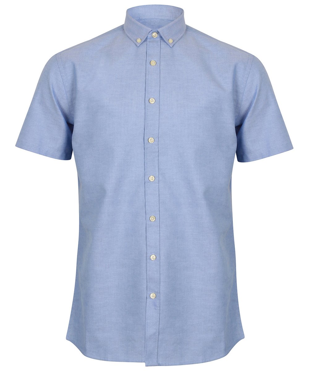 Modern short sleeve Oxford shirt - Henbury