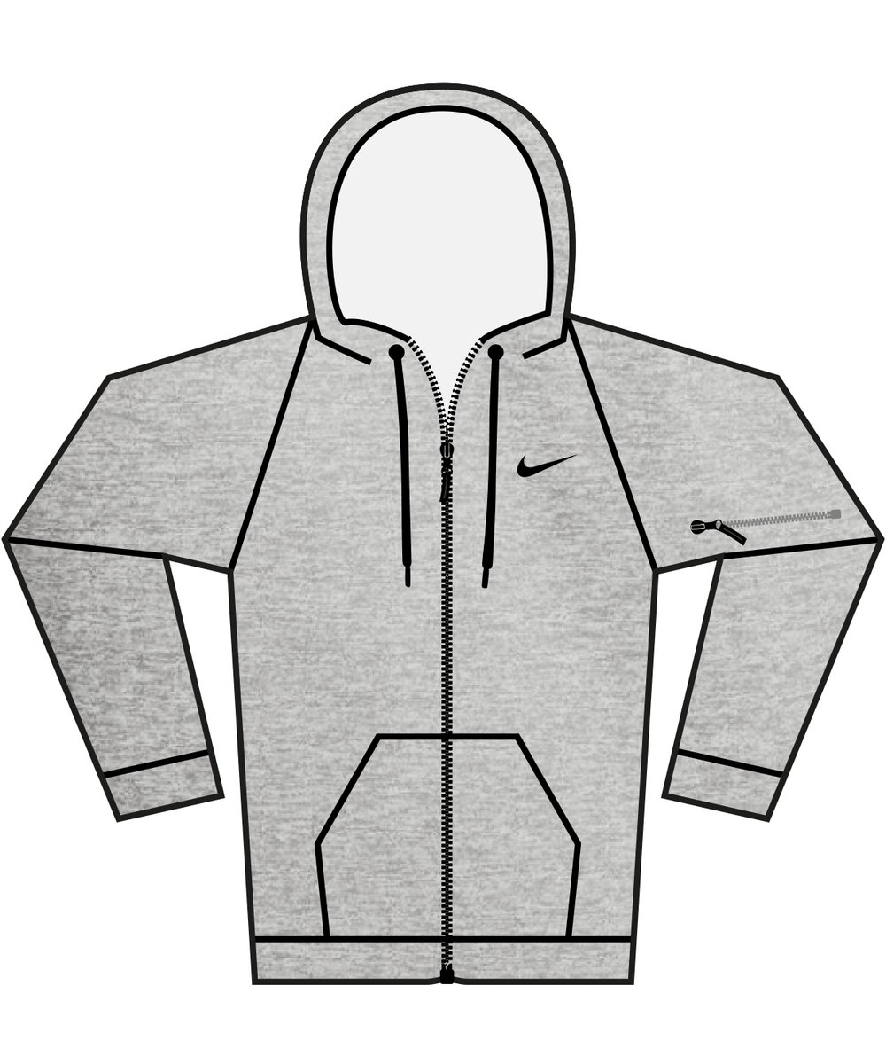 Nike men’s full-zip fitness hoodie - Nike