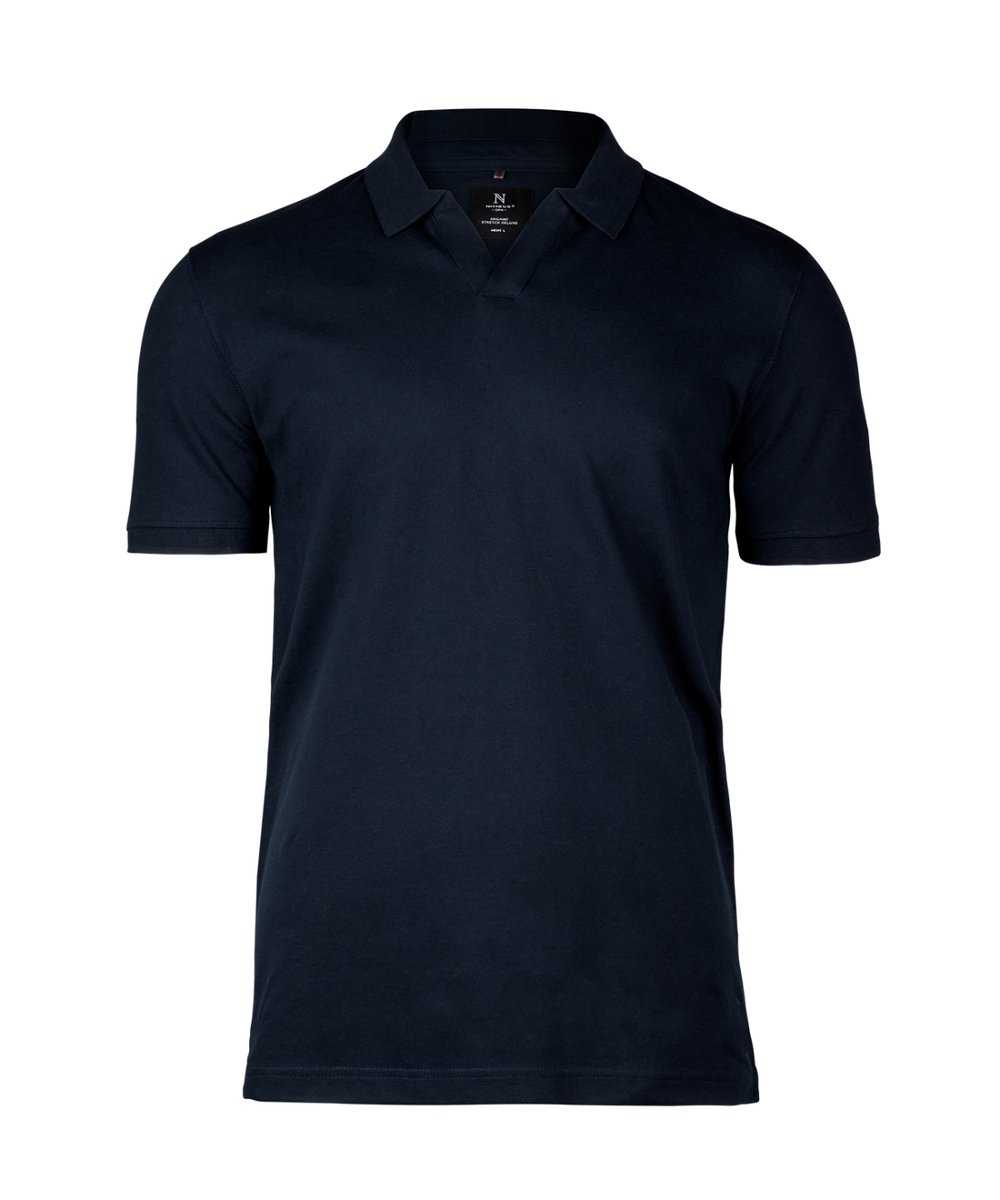 Harvard v-neck – stretch deluxe polo - Nimbus