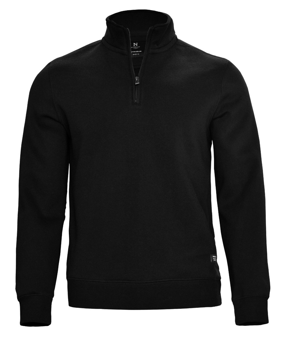 Glendale unisex 1/4-zip sweatshirt - Nimbus