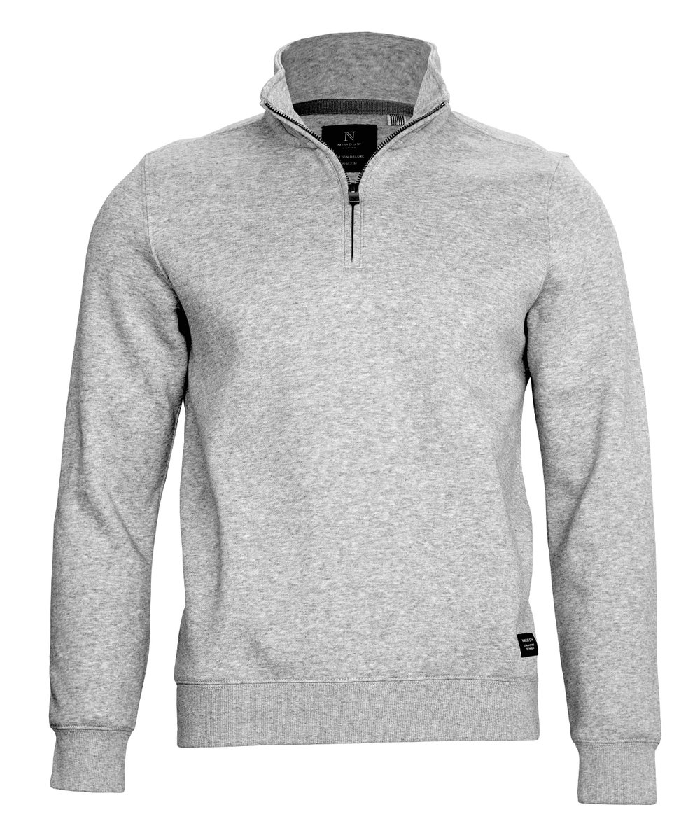 Glendale unisex 1/4-zip sweatshirt - Nimbus