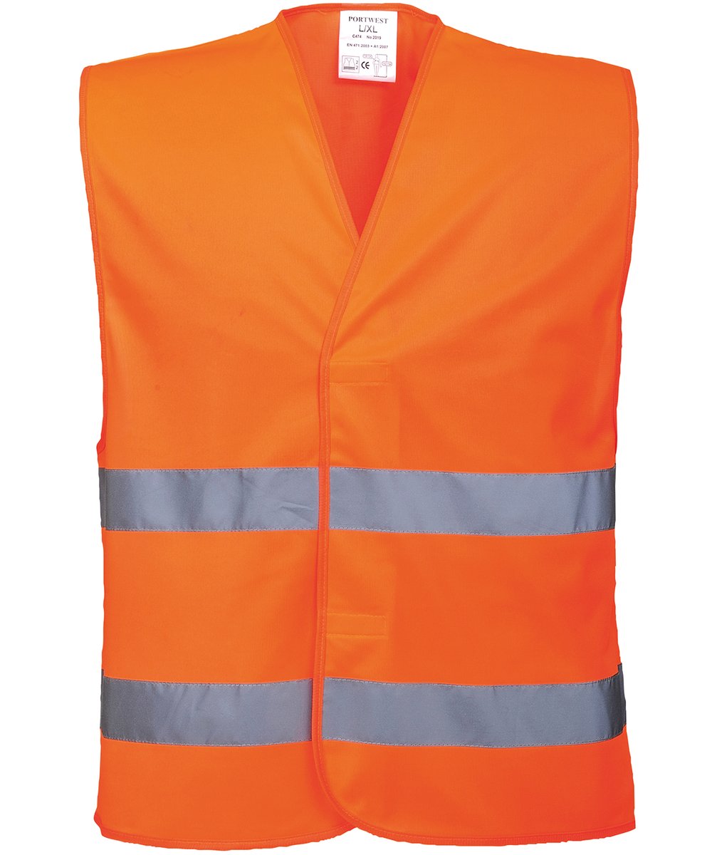 Hi-vis two-band vest (C474) - Portwest