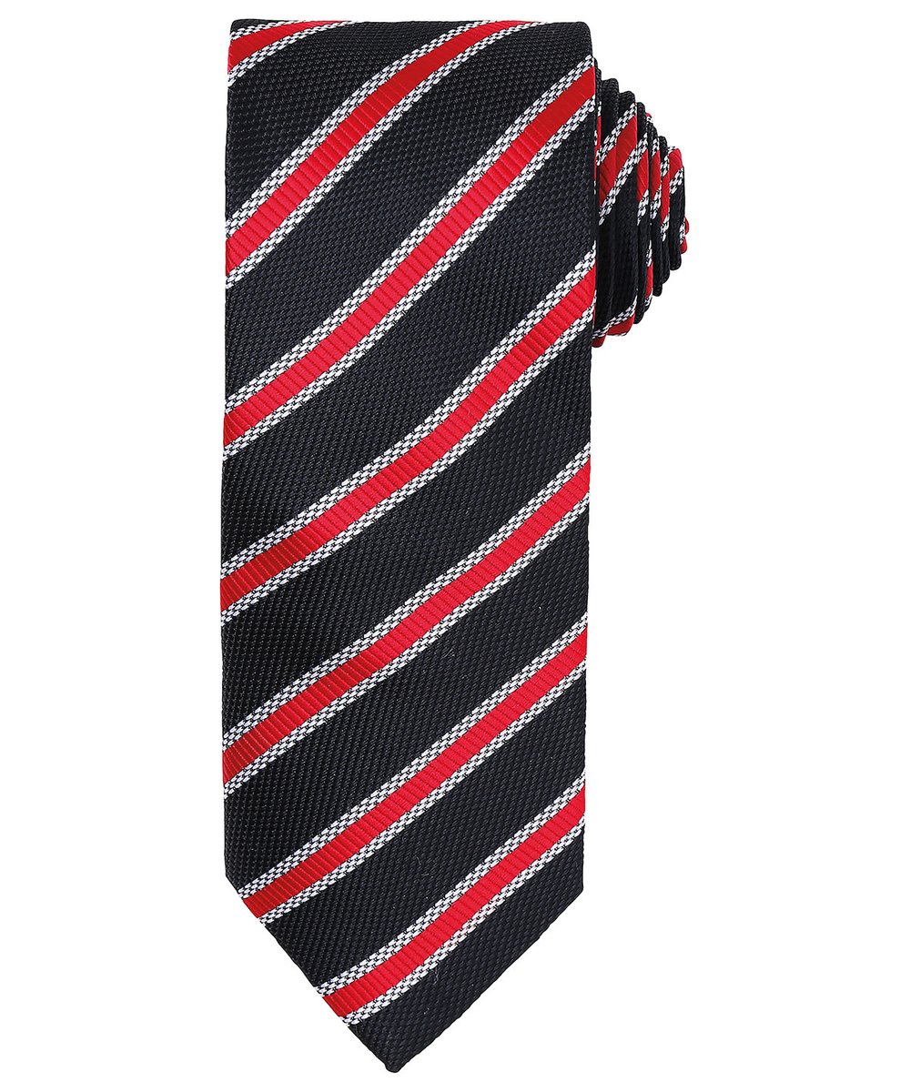 Waffle stripe tie - Premier