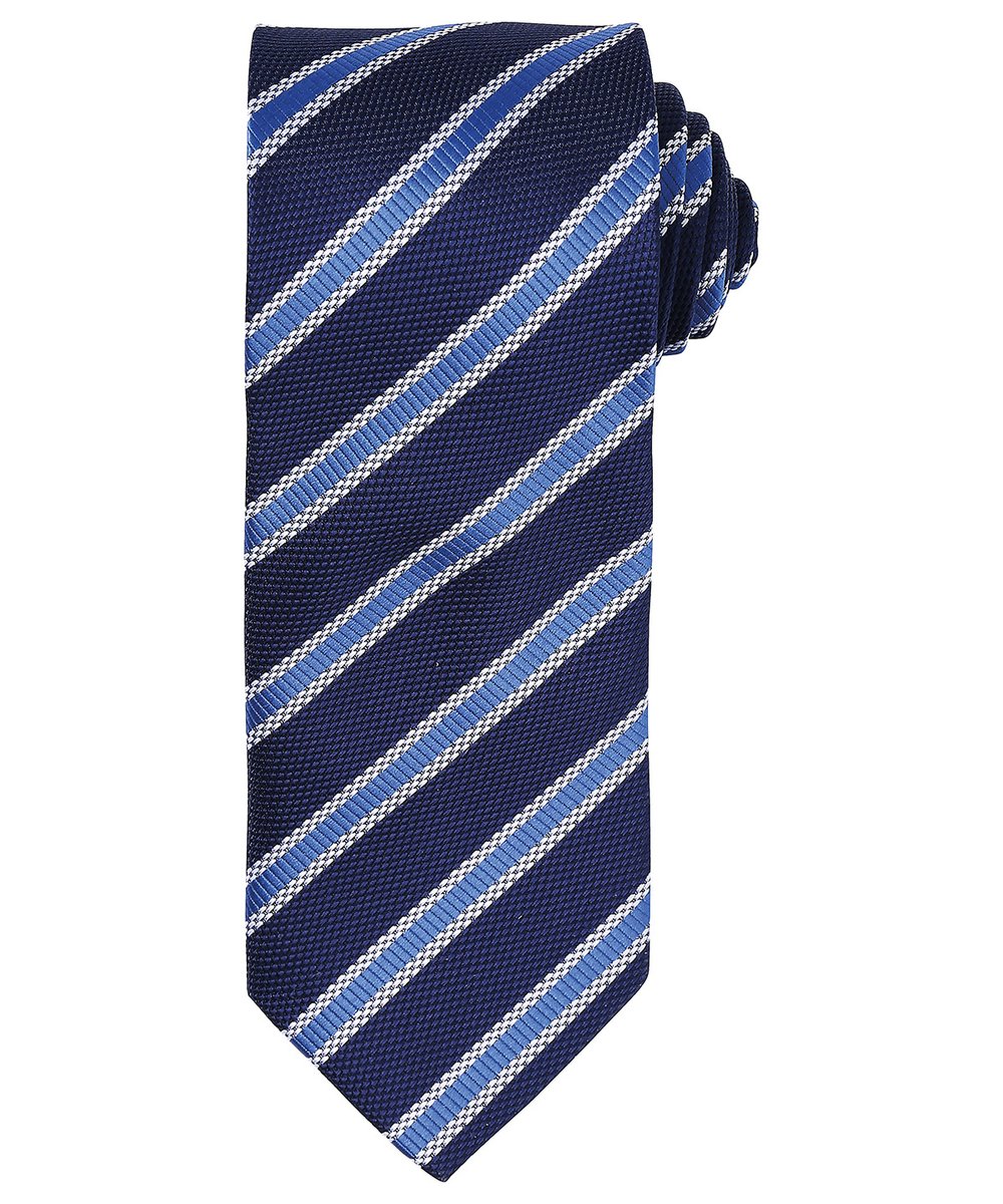 Waffle stripe tie - Premier