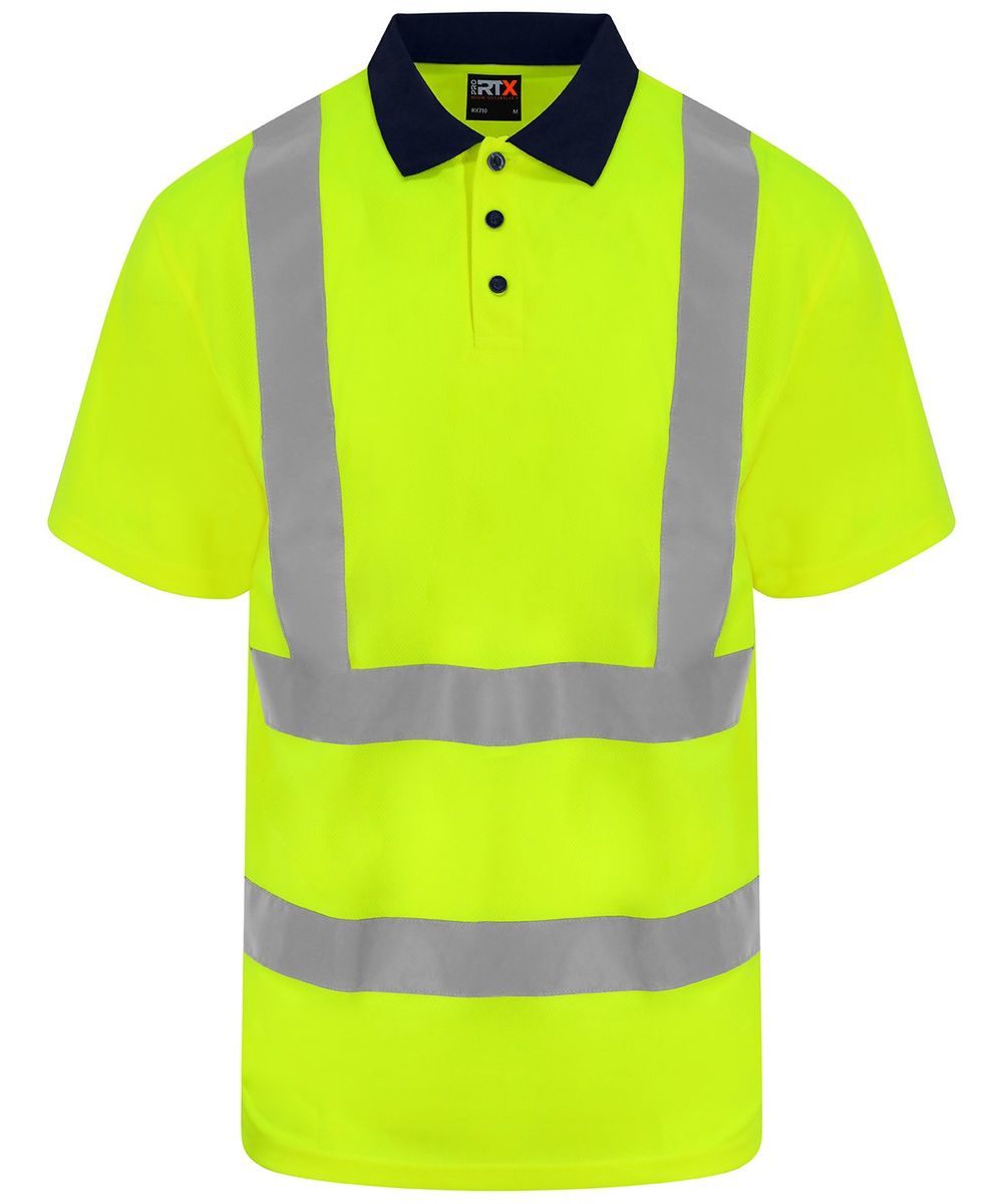 High visibility polo - ProRTX High Visibility