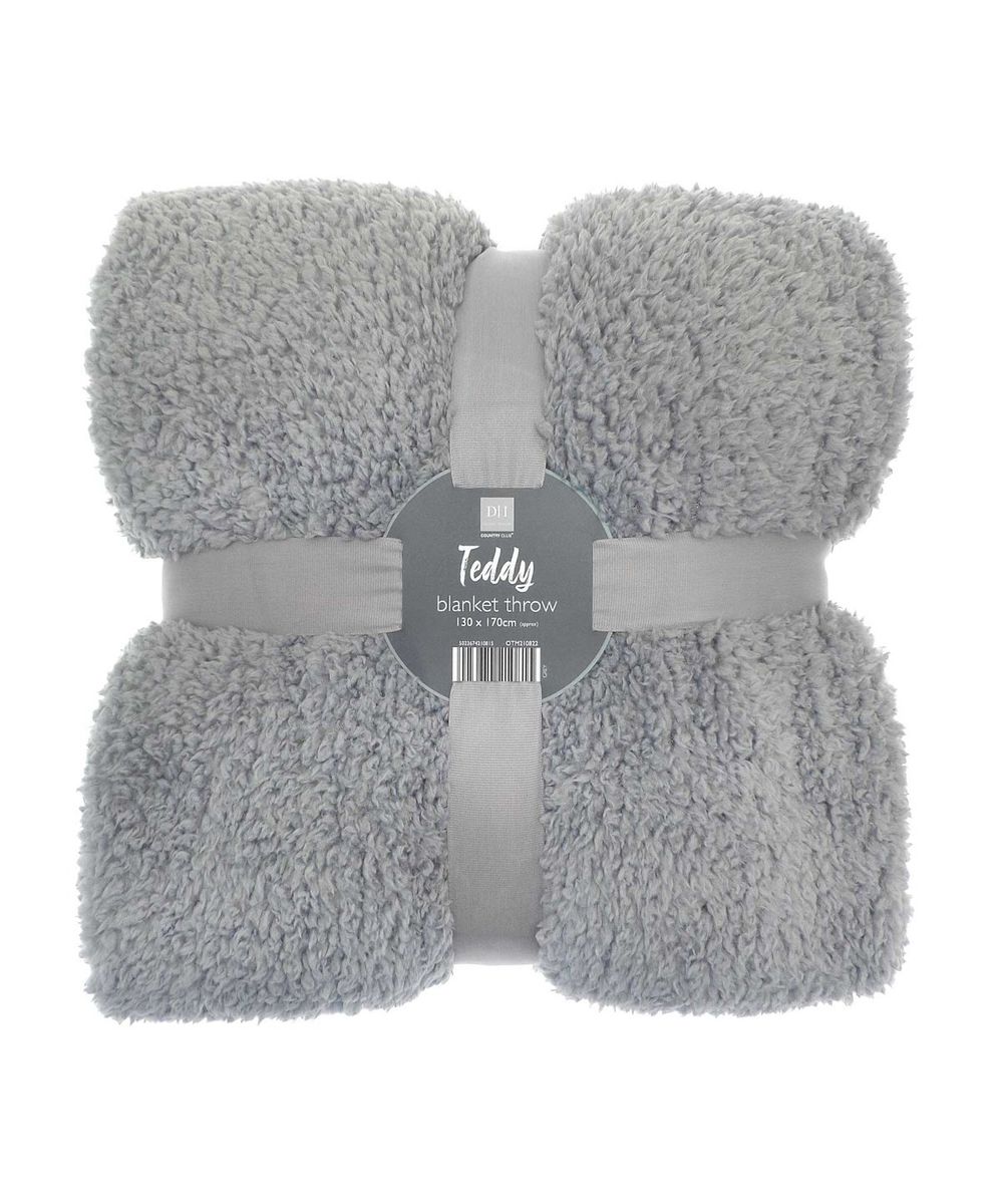 The Ribbon teddy bear fabric throw - Ribbon