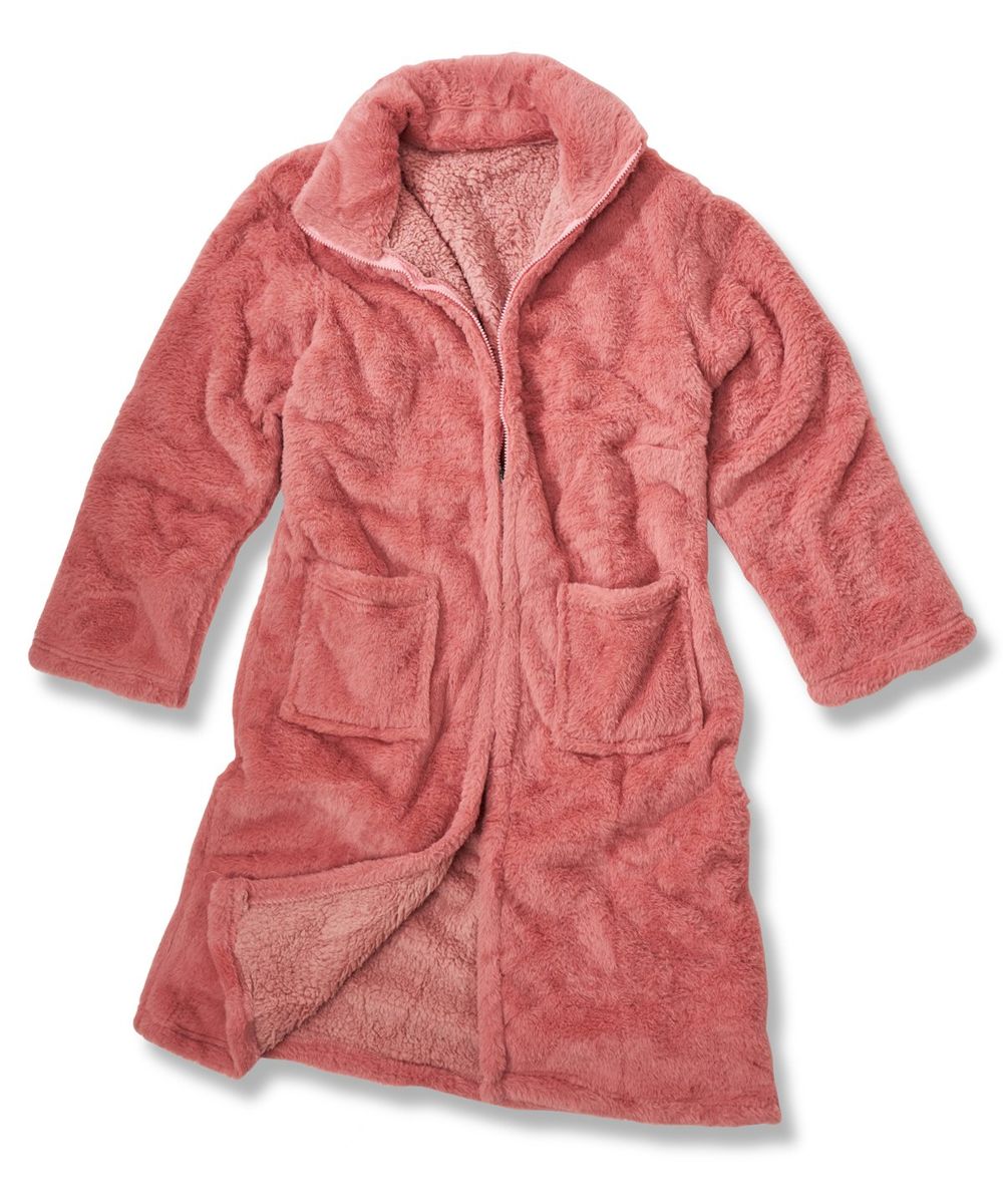 Luxury eskimo faux fur zipped gown - Ribbon