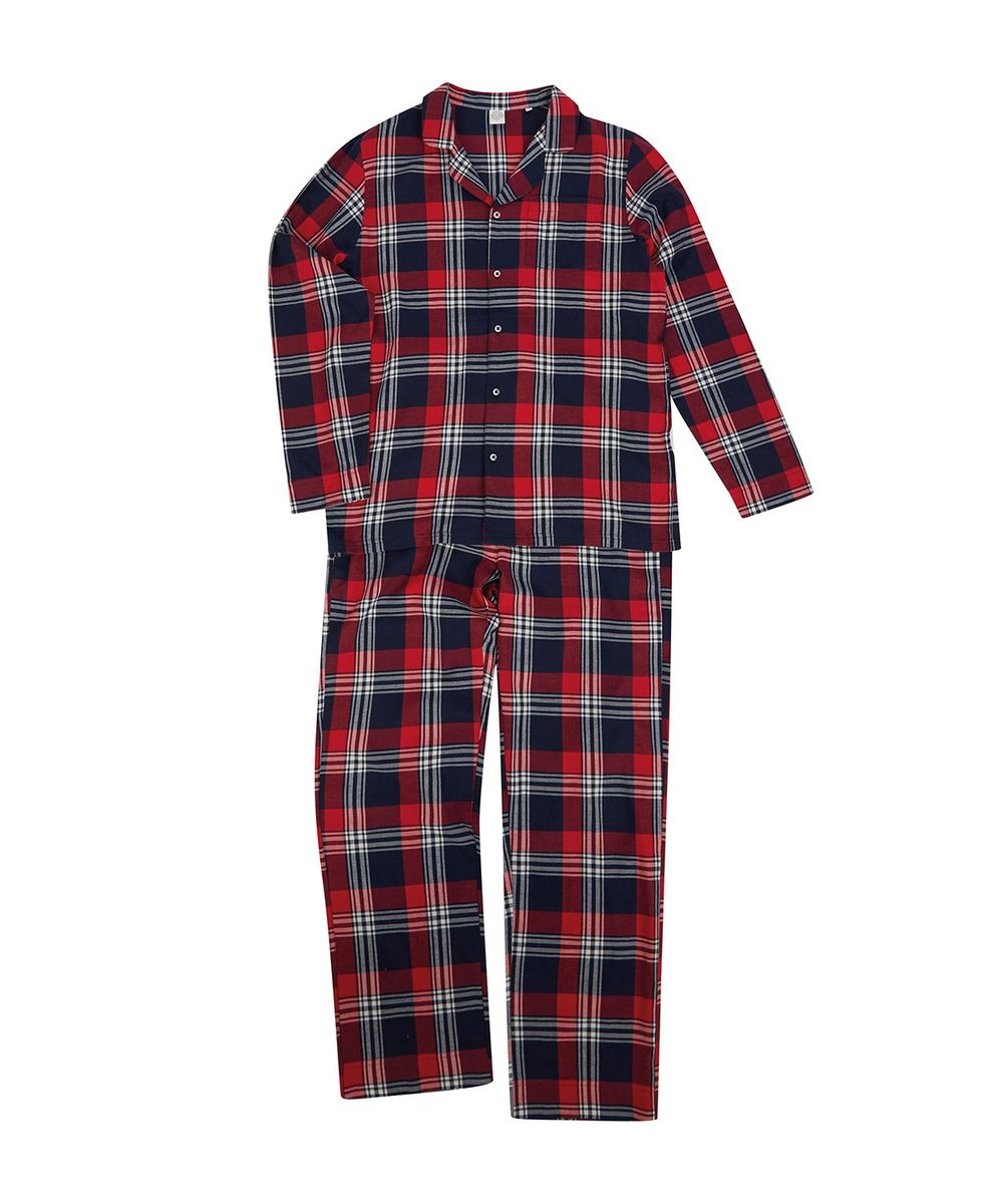 SF Men's tartan lounge Set