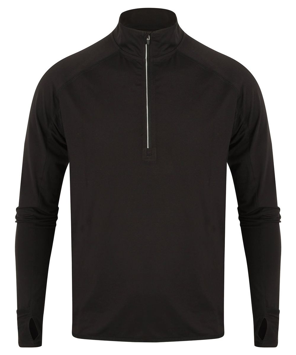 Long-sleeved ¼ zip top - Tombo