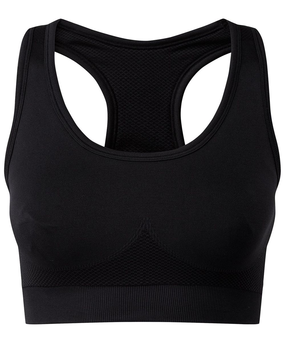 Tridri® seamless 3D fit" multi-sport sculpt solid colour bra" - TriDri