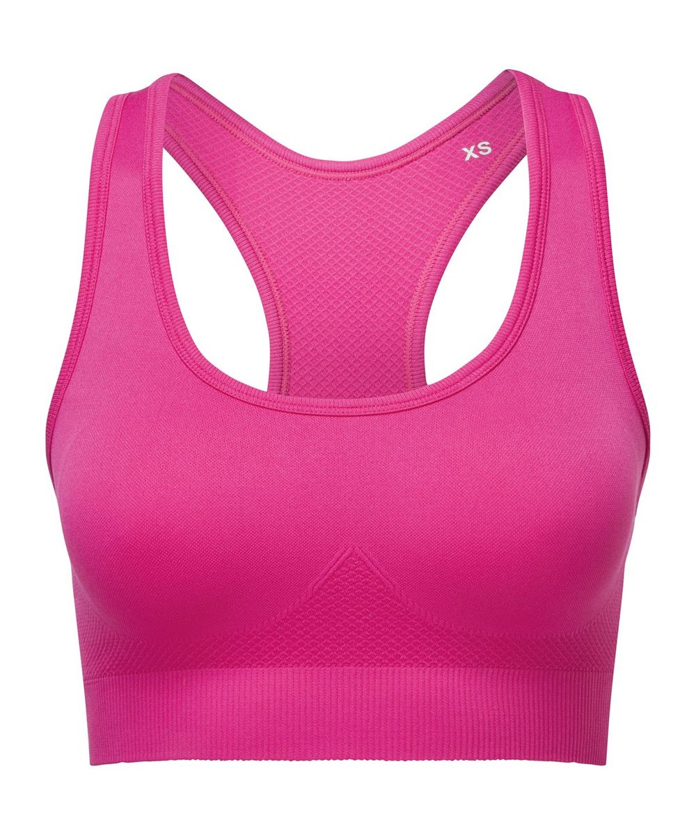 Tridri® seamless 3D fit" multi-sport sculpt solid colour bra" - TriDri