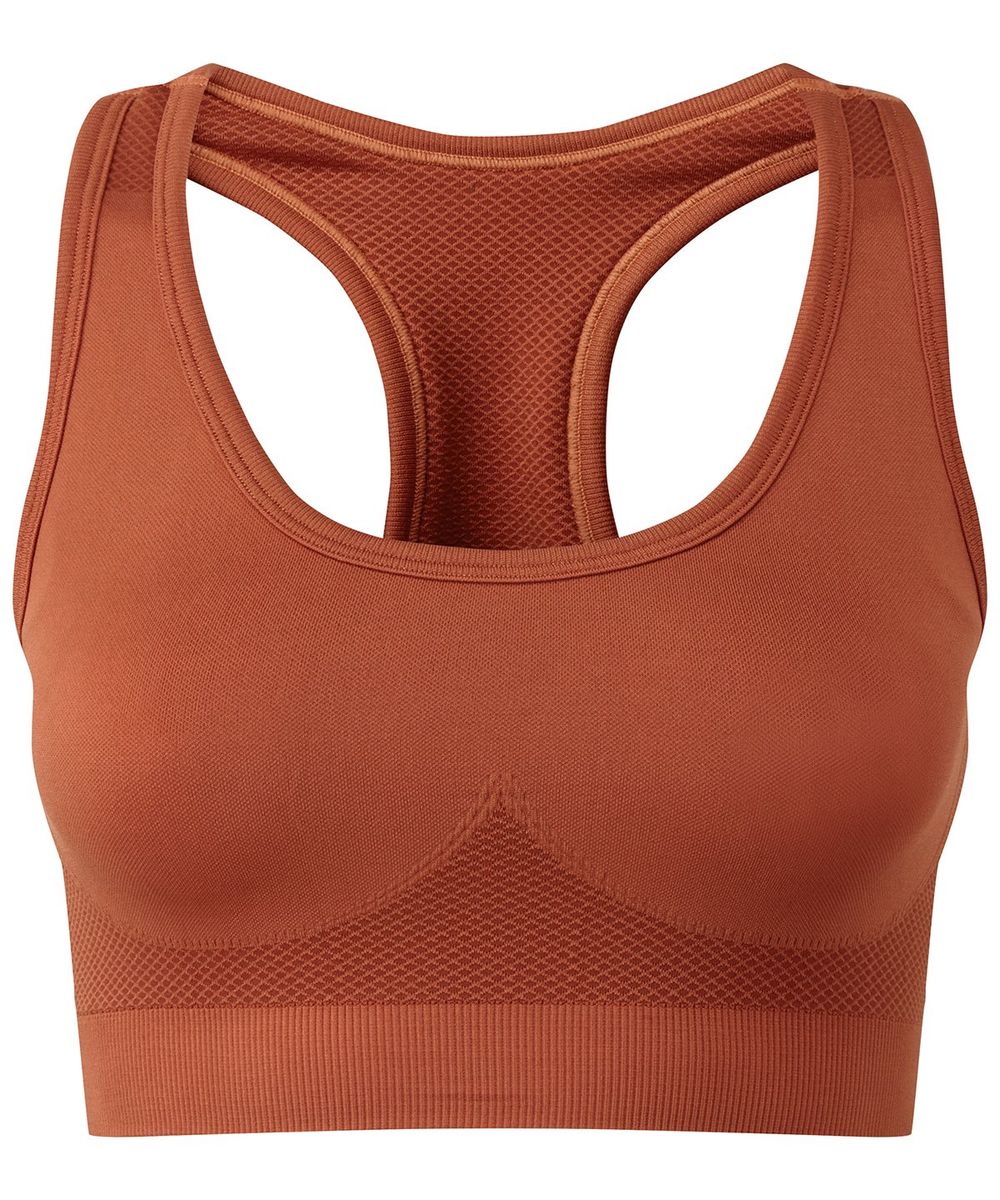 Tridri® seamless 3D fit" multi-sport sculpt solid colour bra" - TriDri
