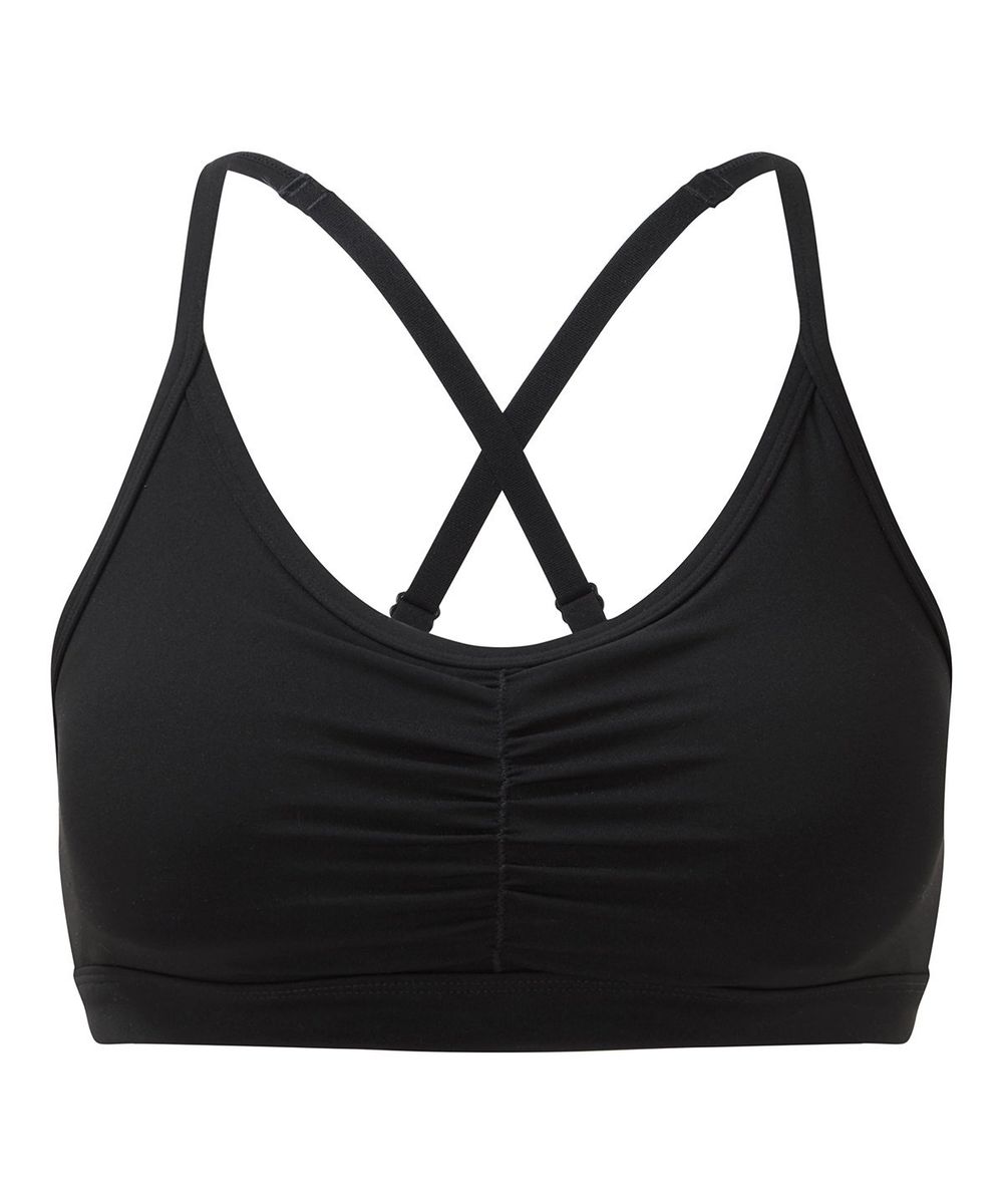 Tridri® ruched sports bra (medium impact) - TriDri