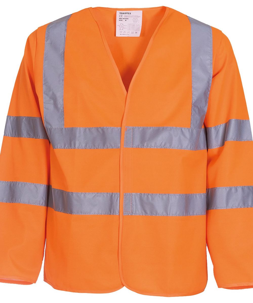 Hi-vis long sleeve waistcoat (HVJ200) - Yoko