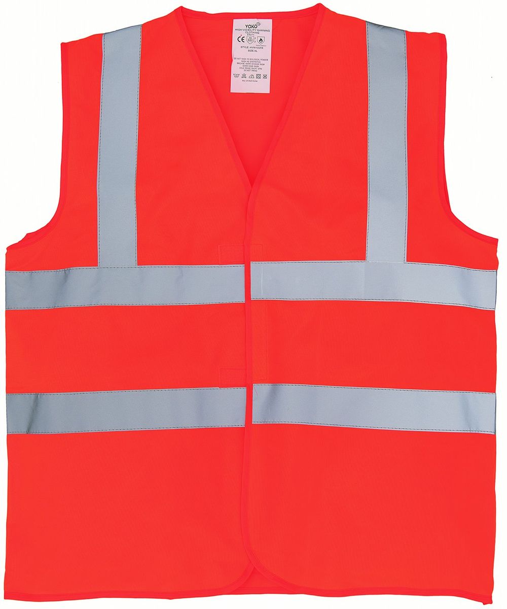 Flame-retardant hi-vis sleeveless waistcoat (HVW100FR) - Yoko