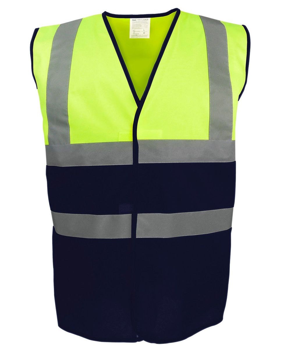Hi-vis two-tone waistcoat (HVW122) - Yoko