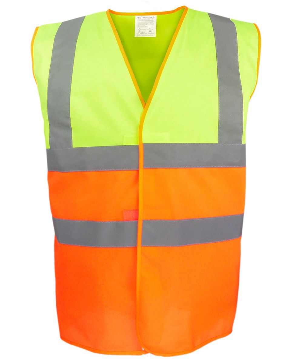 Hi-vis two-tone waistcoat (HVW122) - Yoko